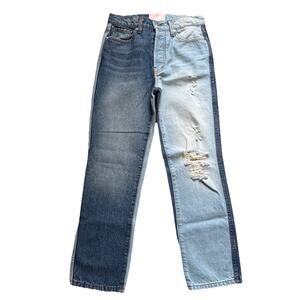 Revice Denim Jeans Two Tone Button Fly Size 25 USA